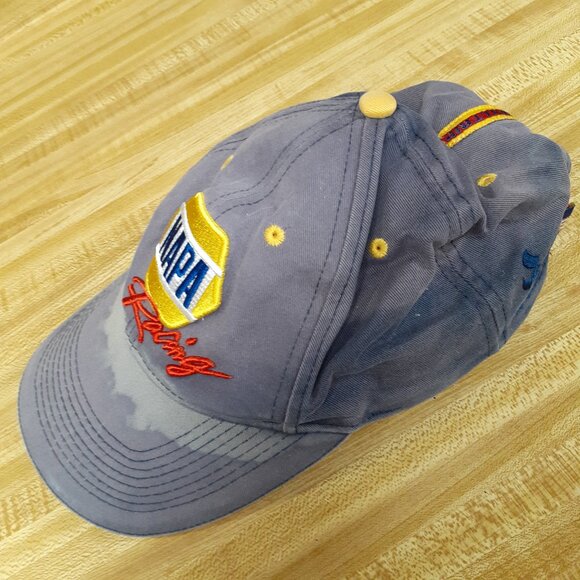 NAPA Racing Waltrip #15 NASCAR Adjustable Hat Cap Distressed Retro 100% Cotton - Picture 4 of 11